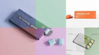 9832+ Gum Packaging Mockup Digital Download