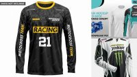 9836+ Mockup Jersey Motocross Cdr Download Free