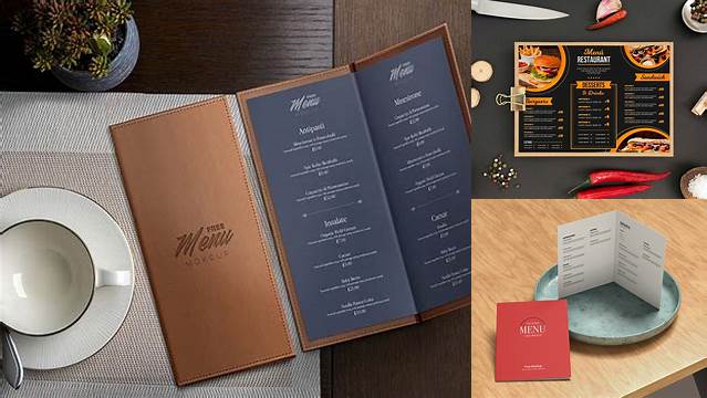 9842+ Menu Mock Up PSD Download