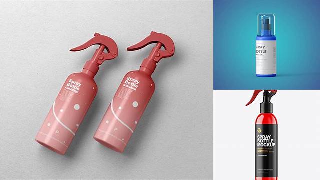 9849+ Spray Bottle Mockup Free Digital Download