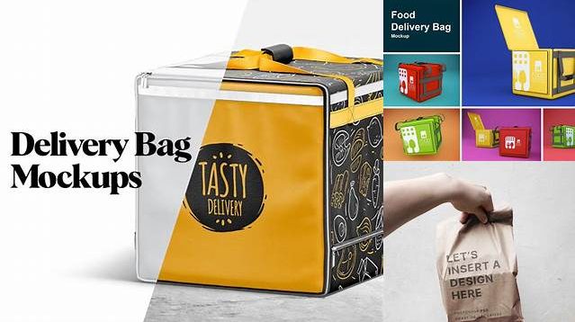 9855+ Free Delivery Bag Mockup PSD Download