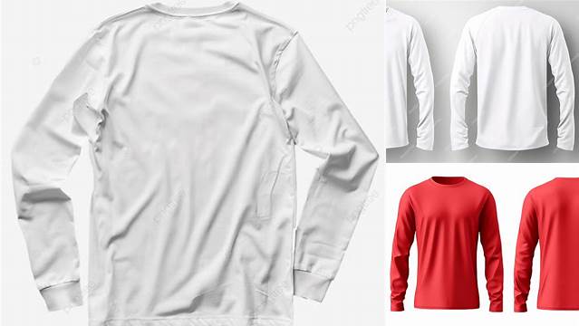 9855+ Longsleeve Mockup Free Smart PNG Image