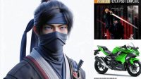 9856+ Mockup Ninja High-Quality Editable PSD