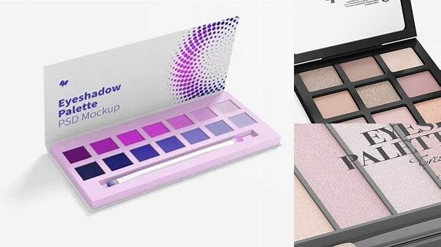 9858+ Eyeshadow Palette Mockup Free Professional Quality PSD Freebie