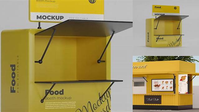 9863+ Food Booth Mockup Professional PSD Resource