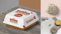 9864+ Burger Paper Liner Packaging Mockup Free Download Download Free