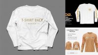 9882+ Long Sleeve T Shirts Mock Up High-Quality Editable PSD