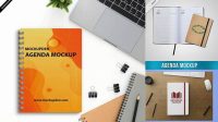 9885+ Agenda Mockup PSD Download