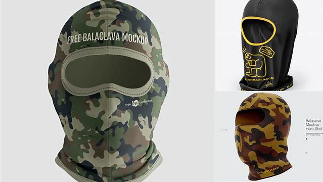 9893+ Balaclava Mockup Best for Showcase