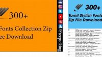 9904+ Tamil Stylish Font Ttf Zip File For Free Download