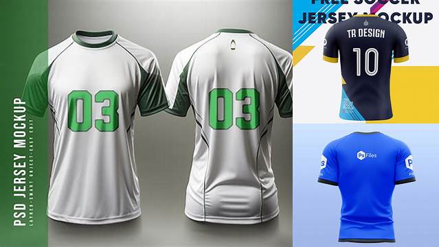 9906+ Soccer Jersey Mockup Psd Easy Editable