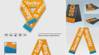 9907+ Sport Scarf Mockup Free Free PSD