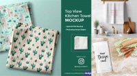 9913+ Kitchen Towel Mockup Free For Free Download