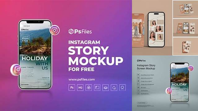 9926+ Instagram Story Mockup Hight Resolution