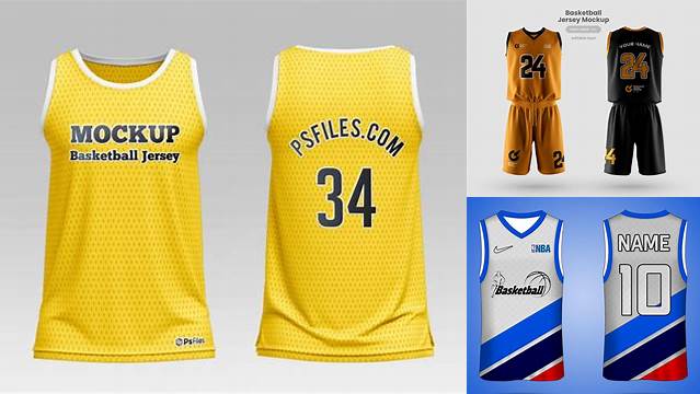 9926+ Nba Basketball Jersey Template Psd Free Download PSD Download