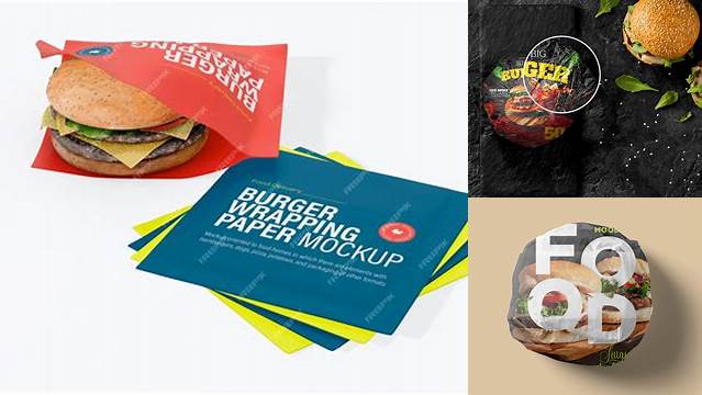 9940+ Burger Wrapping Paper Mockup For Free Download