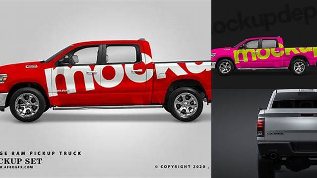 9949+ Dodge Ram Mockup Customizable PSD Templates