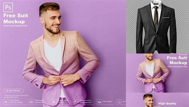 9949+ Suit Mockup Free Free PSD