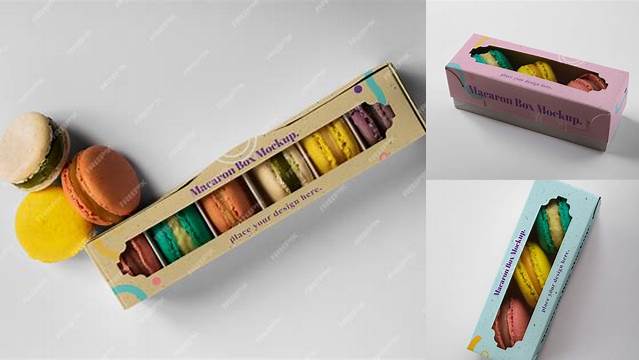 9951+ Macaron Box Mockup Free Creative Design Resource