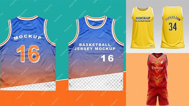 9957+ Mockup Basketball Jersey PSD for Creative Projects