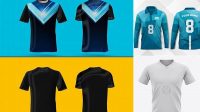 9958+ Mock Up Jersey Polos High-Quality PSD Files