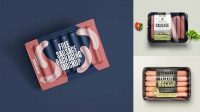 9963+ Sausage Packaging Mockup Free Modern Free PSD Template