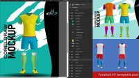 9971+ Mockup Uniforme De Futbol Gratis Smart PNG Image