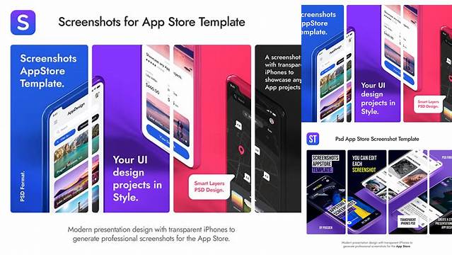 9978+ App Store Screenshot Template Psd Free Exclusive Free PSD Mockups