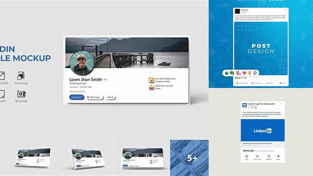 9998+ Linkedin Post Mockup Psd Premium PSD Freebie